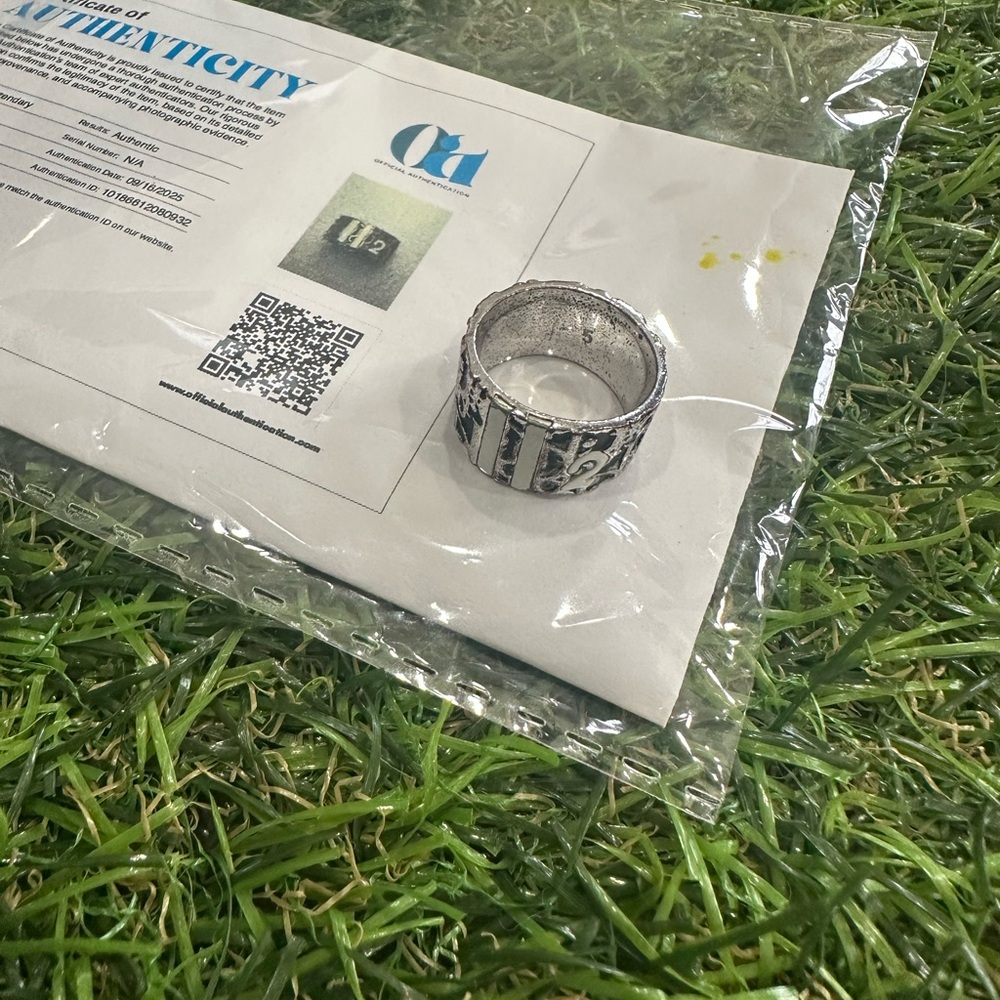 Dior Silver Artistic Ring size 5